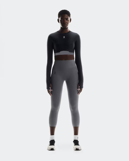 ON Train Long Sleeve Crop Black