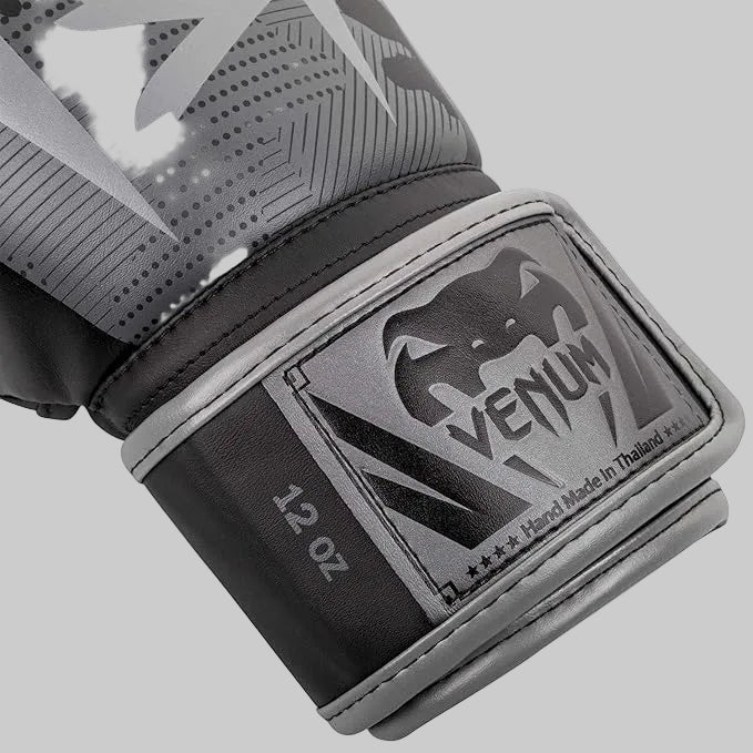 Venum Elite Boxing Gloves-Grey/Black — VENUM | Authentic India