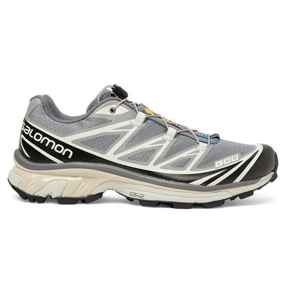 Salomon Men's XT-6 Sneakers with Elastic Band, Grey