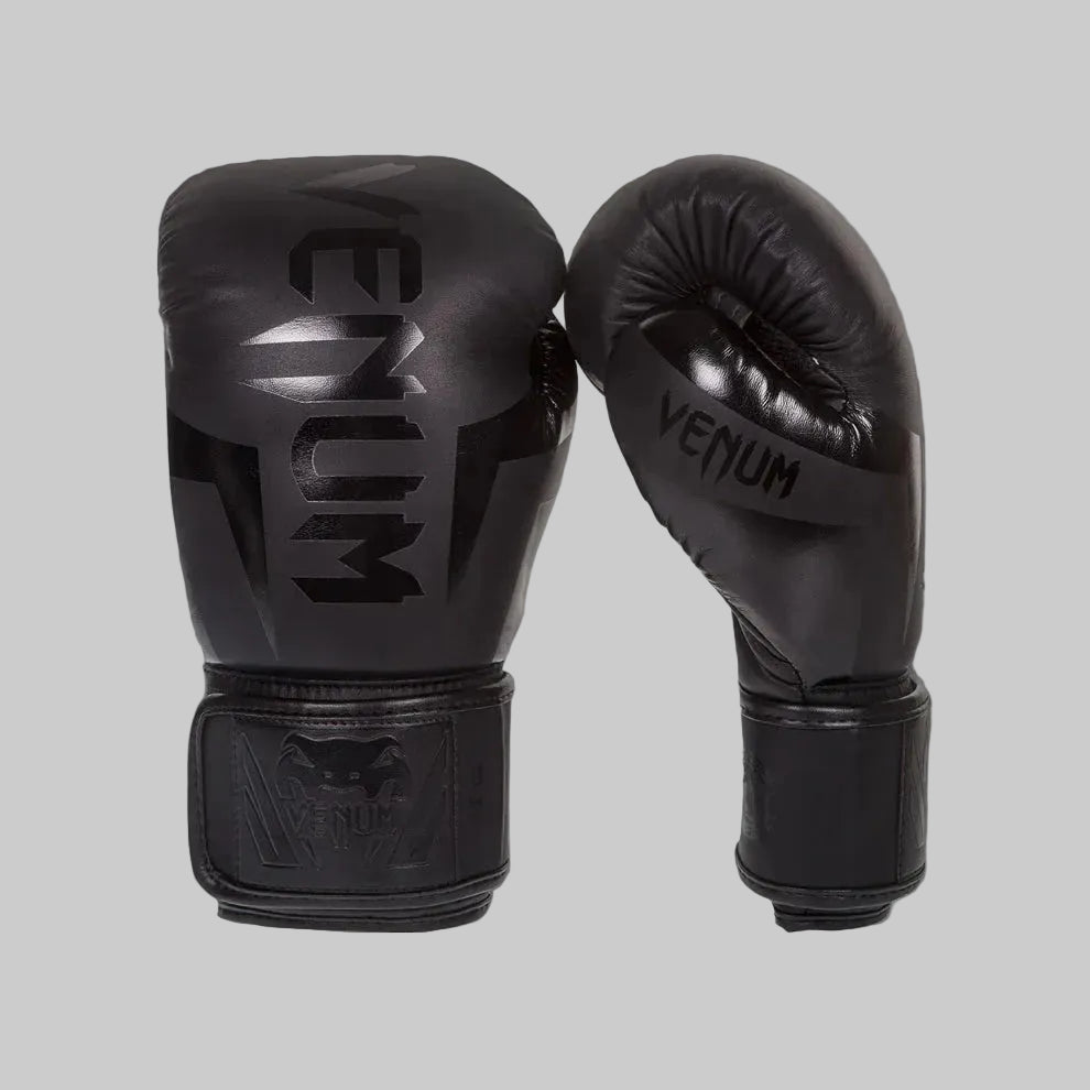 Venum Elite Boxing Gloves-Black — VENUM | Authentic India