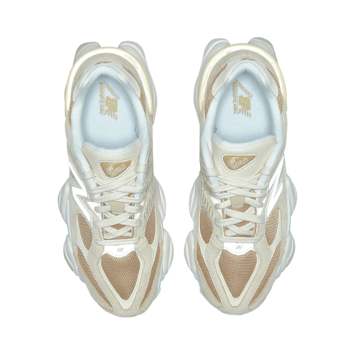 New Balance 9060 Brown Ivory White — NEW BALANCE | Authentic India