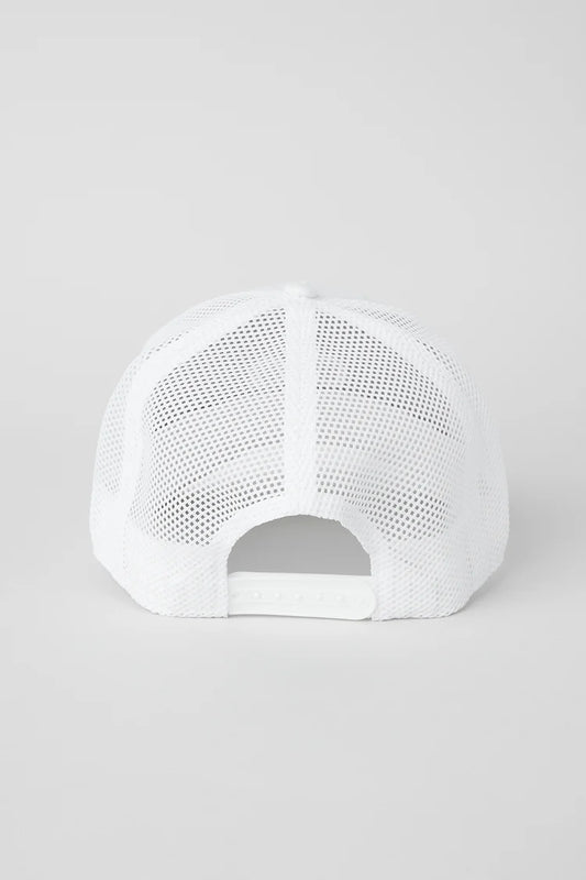 ALO District Trucker Hat White — ALO S | Authentic India