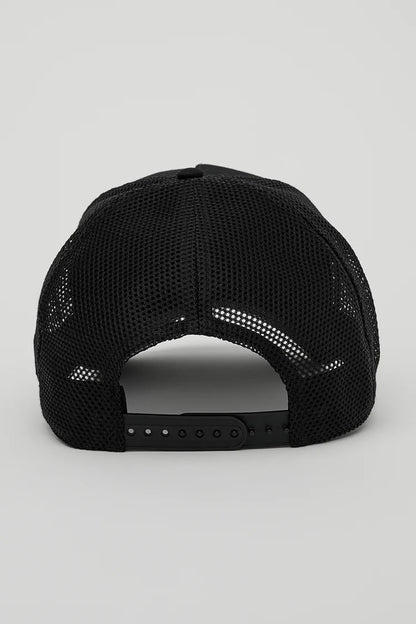 ALO District Trucker Hat-Black — ALO S | Authentic India