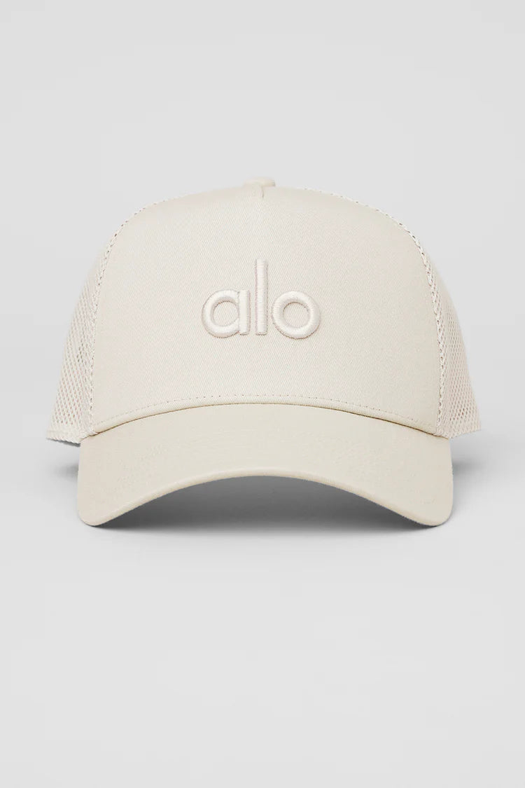 ALO District Trucker Hat Bone — ALO S | Authentic India