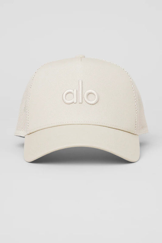 ALO District Trucker Hat Bone — ALO S | Authentic India