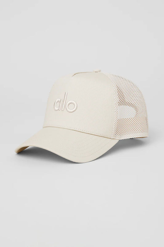 ALO District Trucker Hat Bone — ALO S | Authentic India