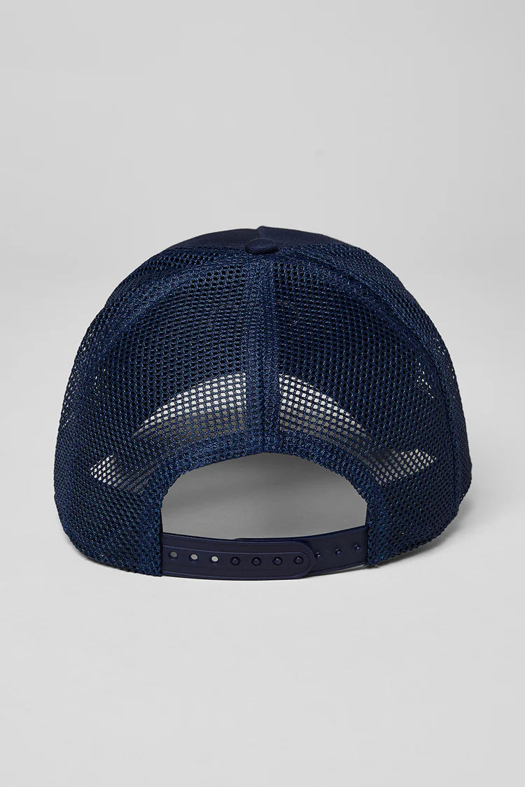 ALO District Trucker Hat-Navy — ALO S | Authentic India