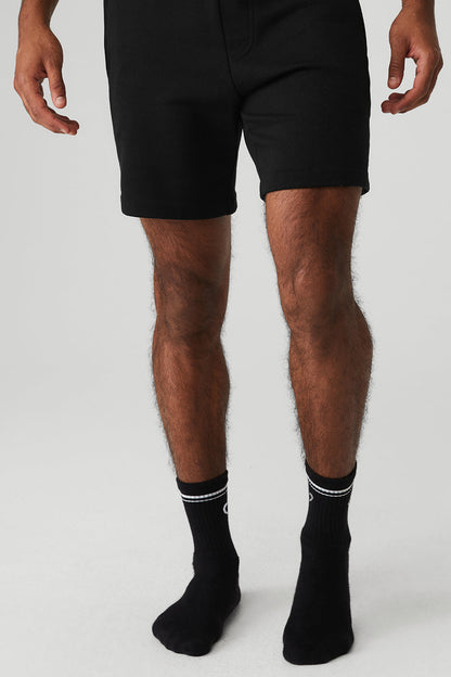 Unisex Half-Crew Throwback Sock - Black/White — Alo Yoga | Authentic India