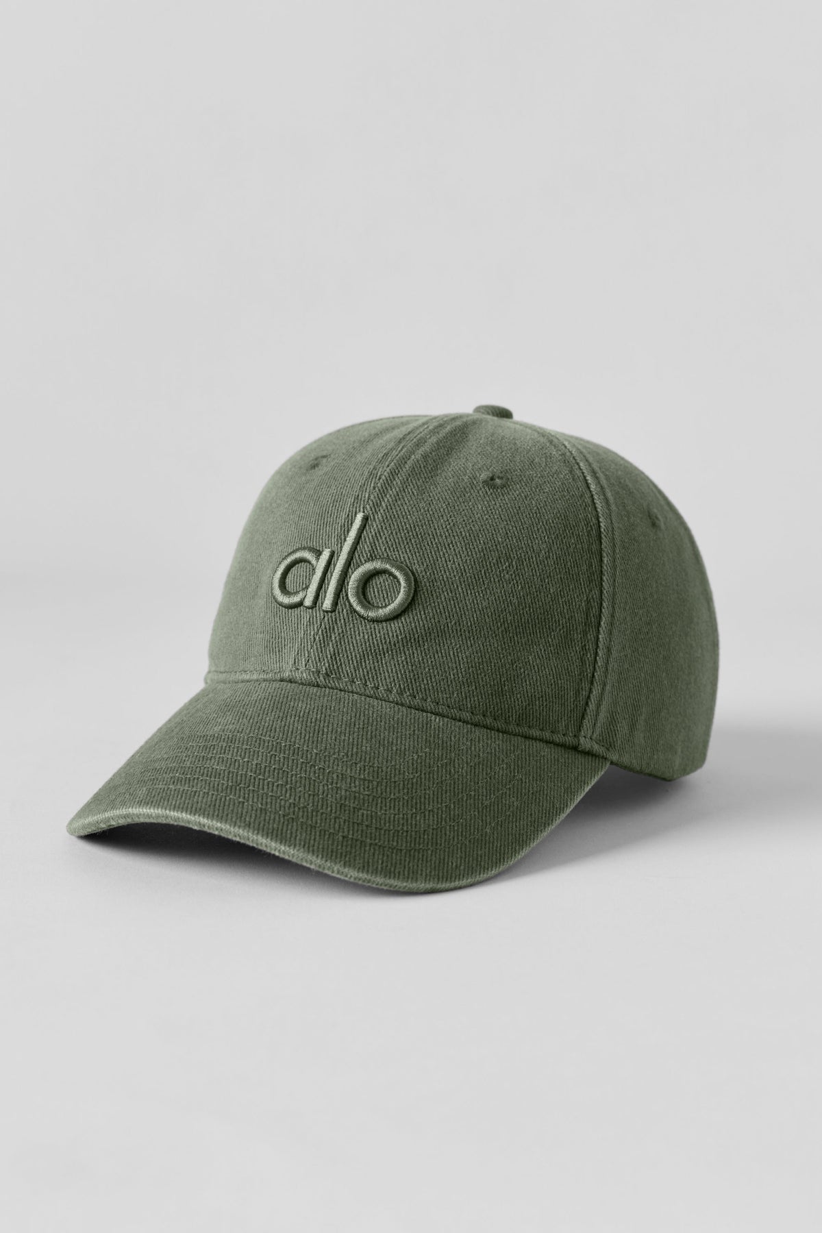 Washed Off-Duty Cap - Bamboo Green Wash