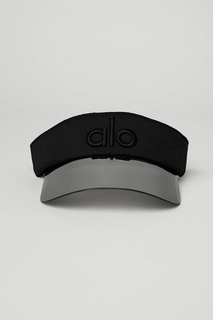 ALO Airlift Solar Visor Black — ALO S | Authentic India