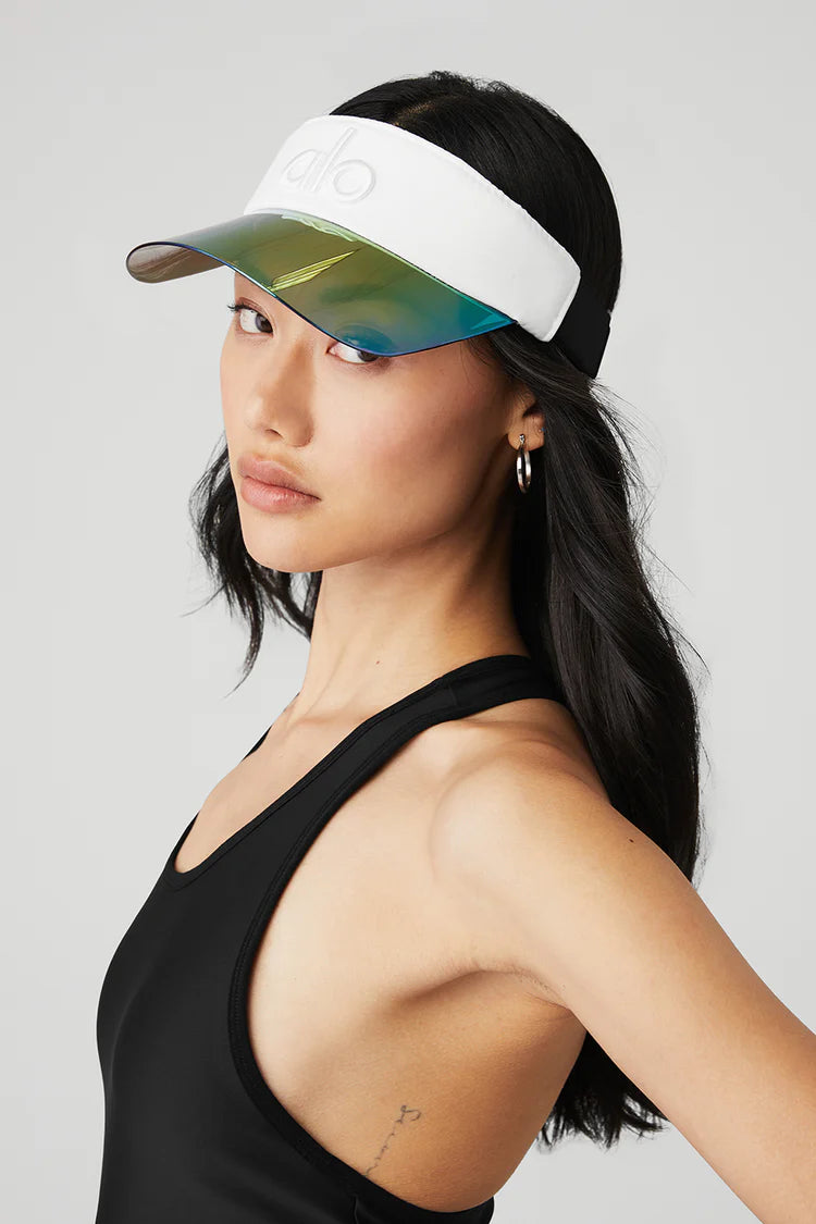 ALO Airlift Solar Visor White — ALO S | Authentic India