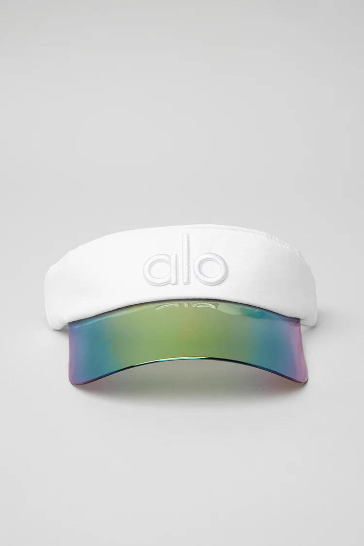 ALO Airlift Solar Visor White — ALO S | Authentic India