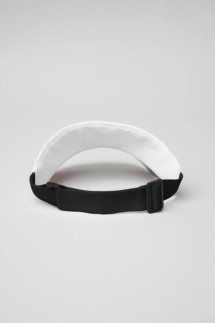 ALO Airlift Solar Visor White — ALO S | Authentic India