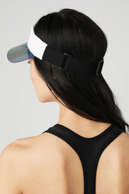 ALO Airlift Solar Visor White — ALO S | Authentic India