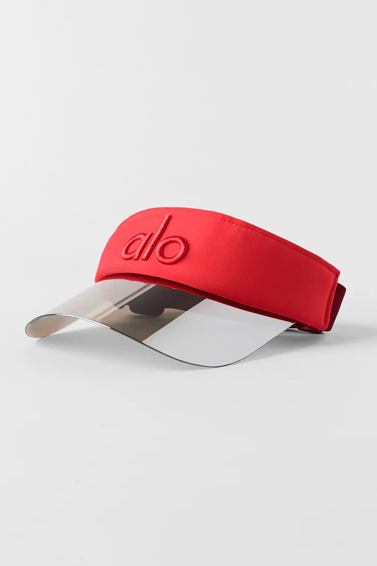 ALO Airlift Solar Visor Bright Red — ALO S | Authentic India