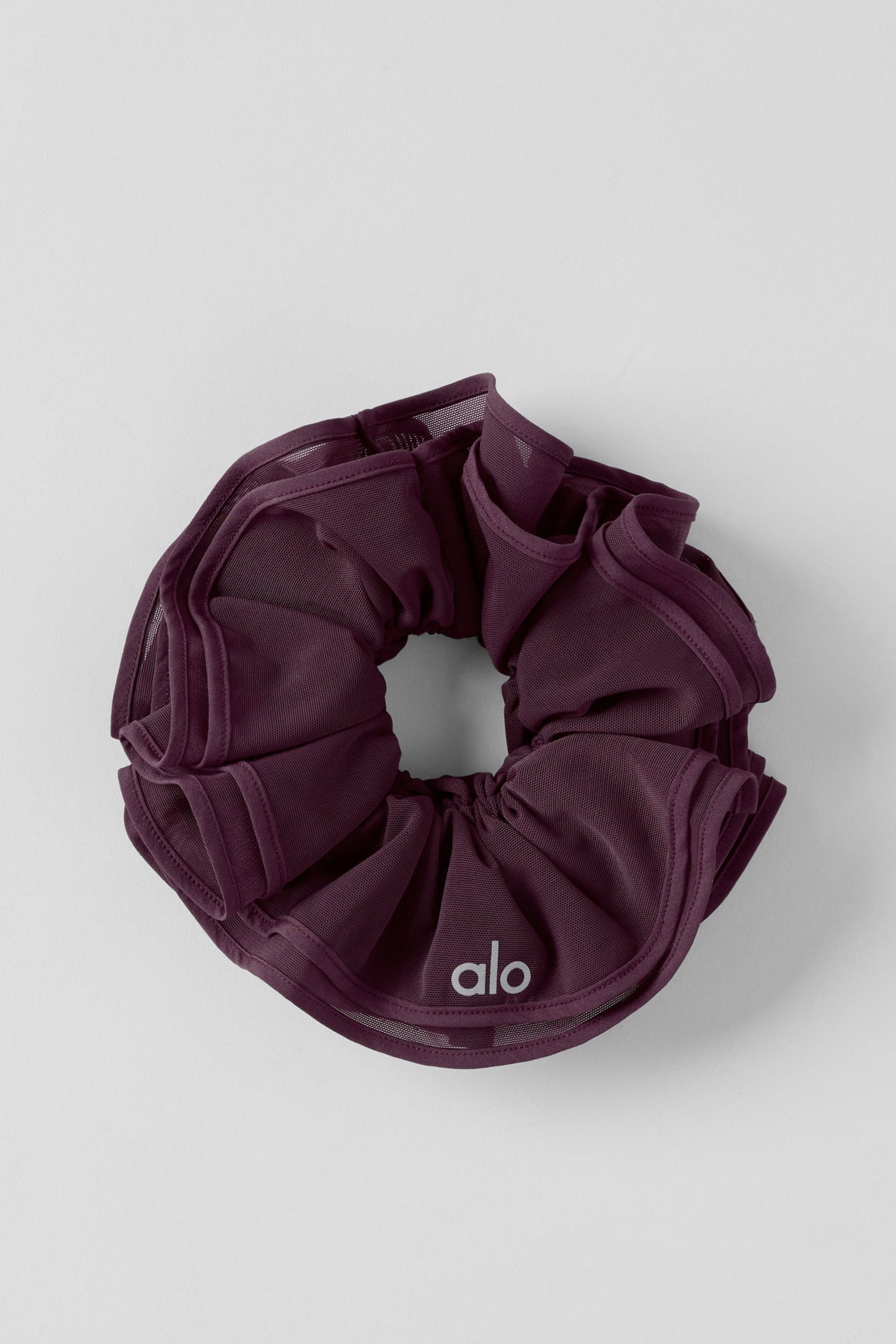 Mesh Sweet Nothing Oversize Scrunchie - Rich Bordeaux