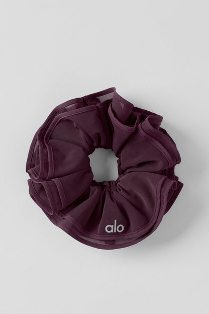 Mesh Sweet Nothing Oversize Scrunchie - Rich Bordeaux