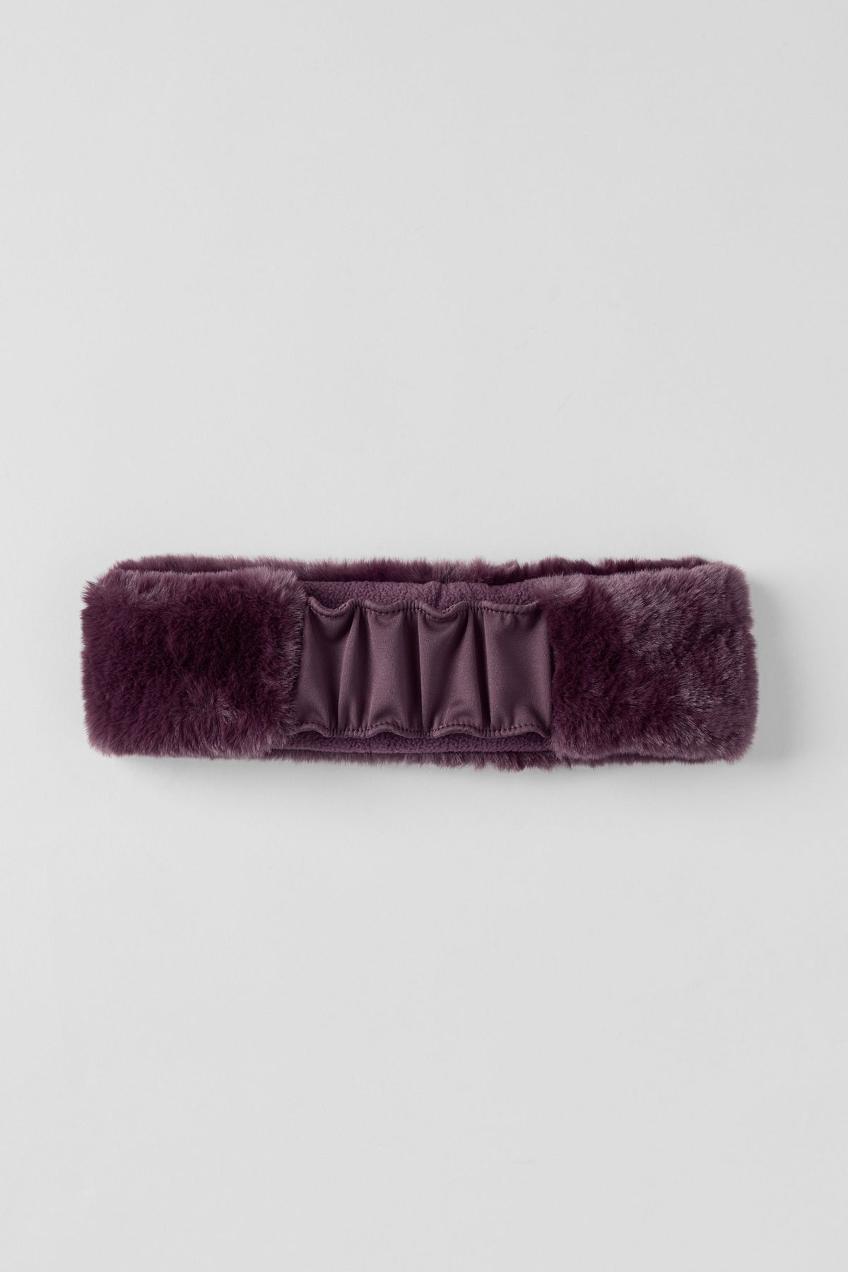 Amore Faux Fur Earwarmer - Rich Bordeaux