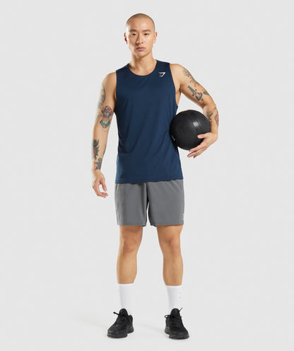 Gymshark Arrival Tank Navy — Gymshark | Authentic India