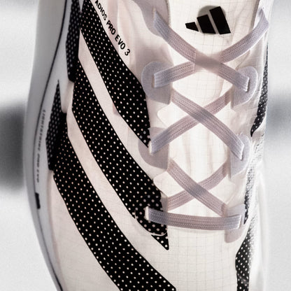 ADIZERO ADIOS PRO EVO 3 X White Black Lucid Red