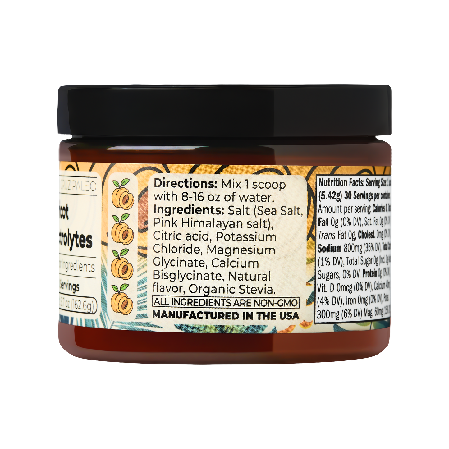 Apricot Electrolyte Tub