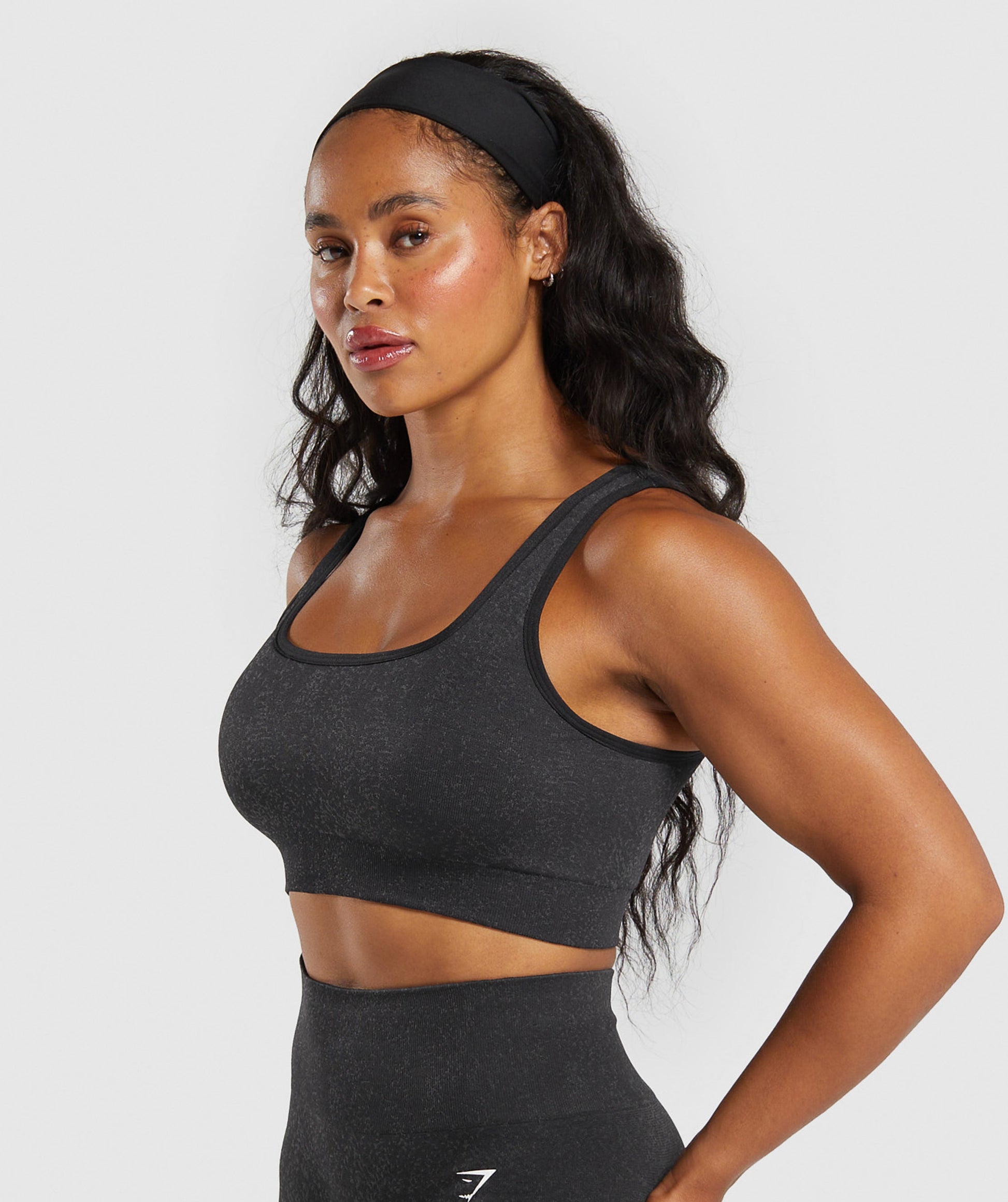 Women's Gymshark Adapt Fleck Sports Bra Black — Gymshark | Authentic India