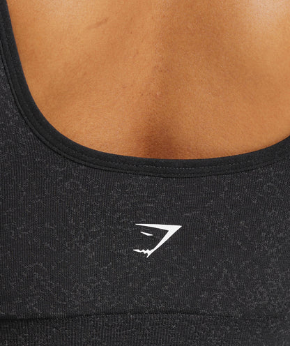 Women's Gymshark Adapt Fleck Sports Bra Black — Gymshark | Authentic India