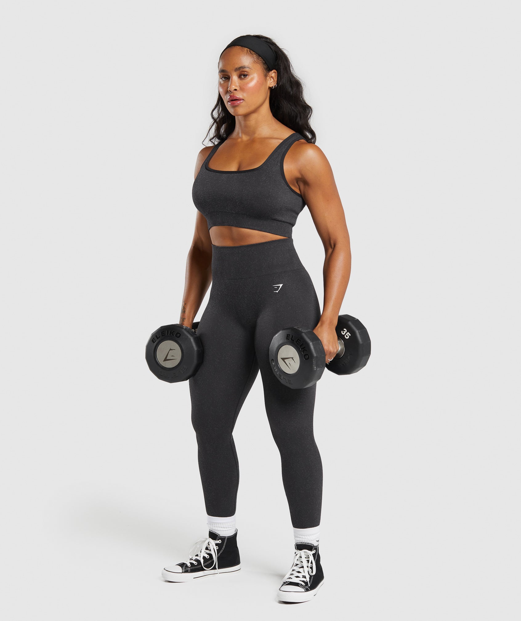 Women's Gymshark Adapt Fleck Sports Bra Black — Gymshark | Authentic India