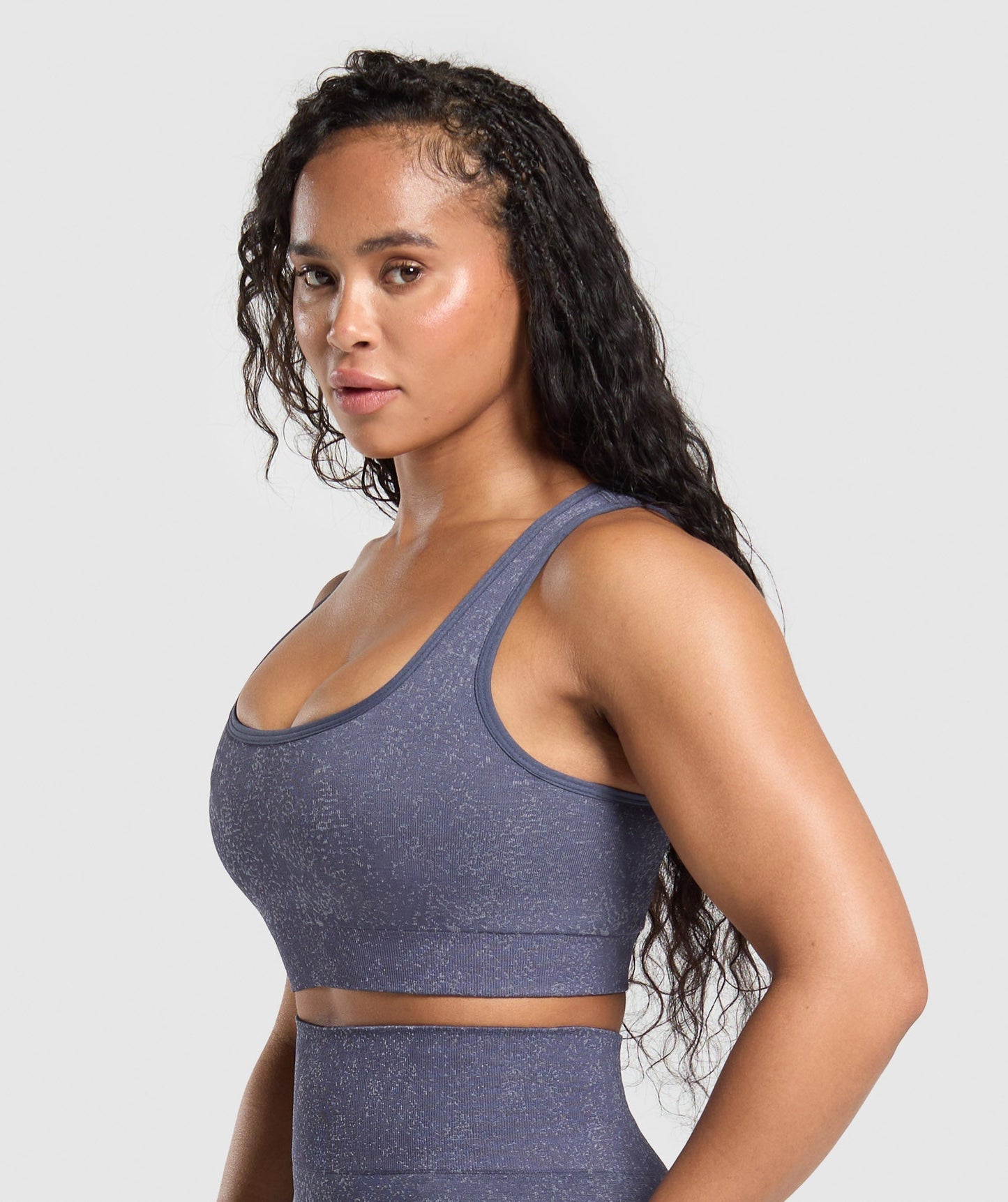 Women's Gymshark Adapt Fleck Sports Bra Weighted Purple — Gymshark | Authentic India