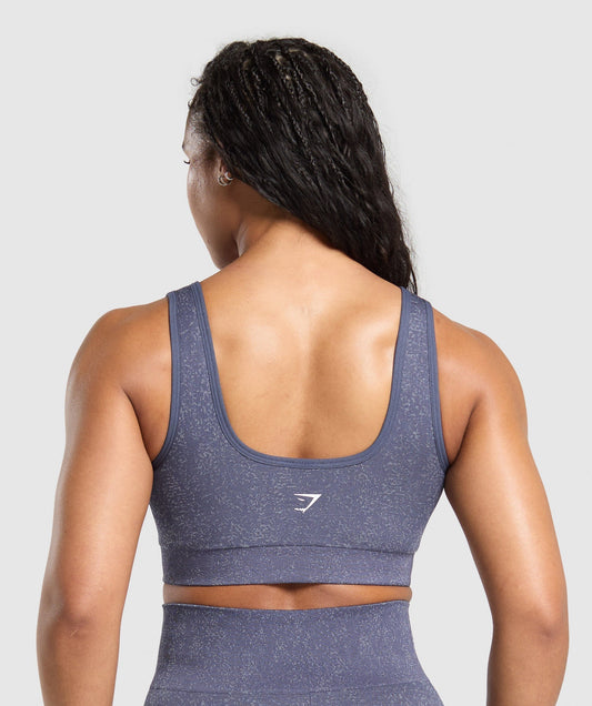 Women's Gymshark Adapt Fleck Sports Bra Weighted Purple — Gymshark | Authentic India