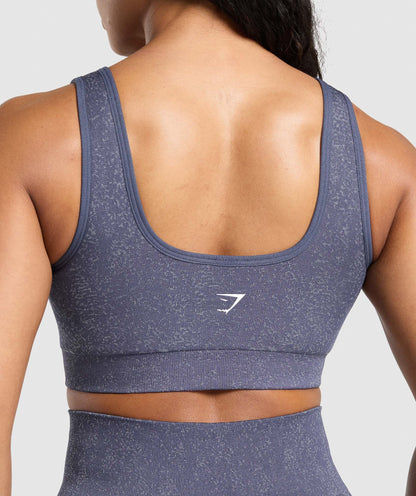Women's Gymshark Adapt Fleck Sports Bra Weighted Purple — Gymshark | Authentic India