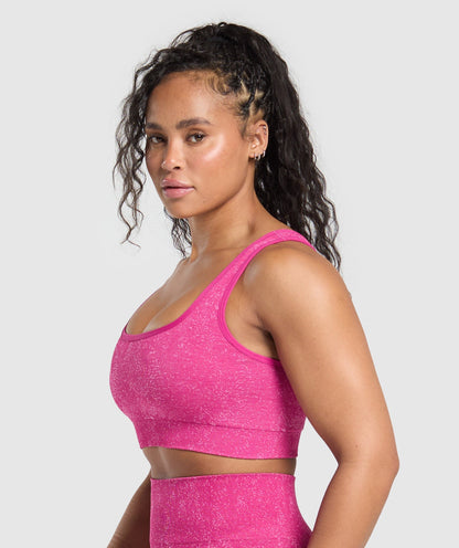 Women's Gymshark Adapt Fleck Sports Bra Winning Pink — Gymshark | Authentic India