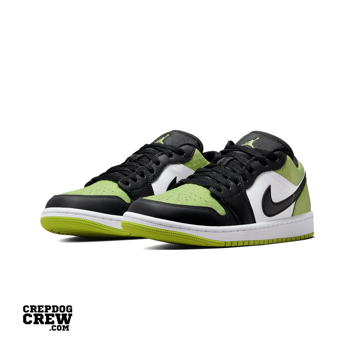 Jordan 1 Low Snakeskin Vivid Green (W)