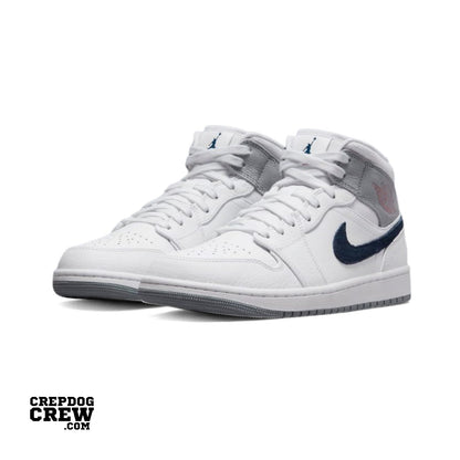 Jordan 1 Mid Paris White