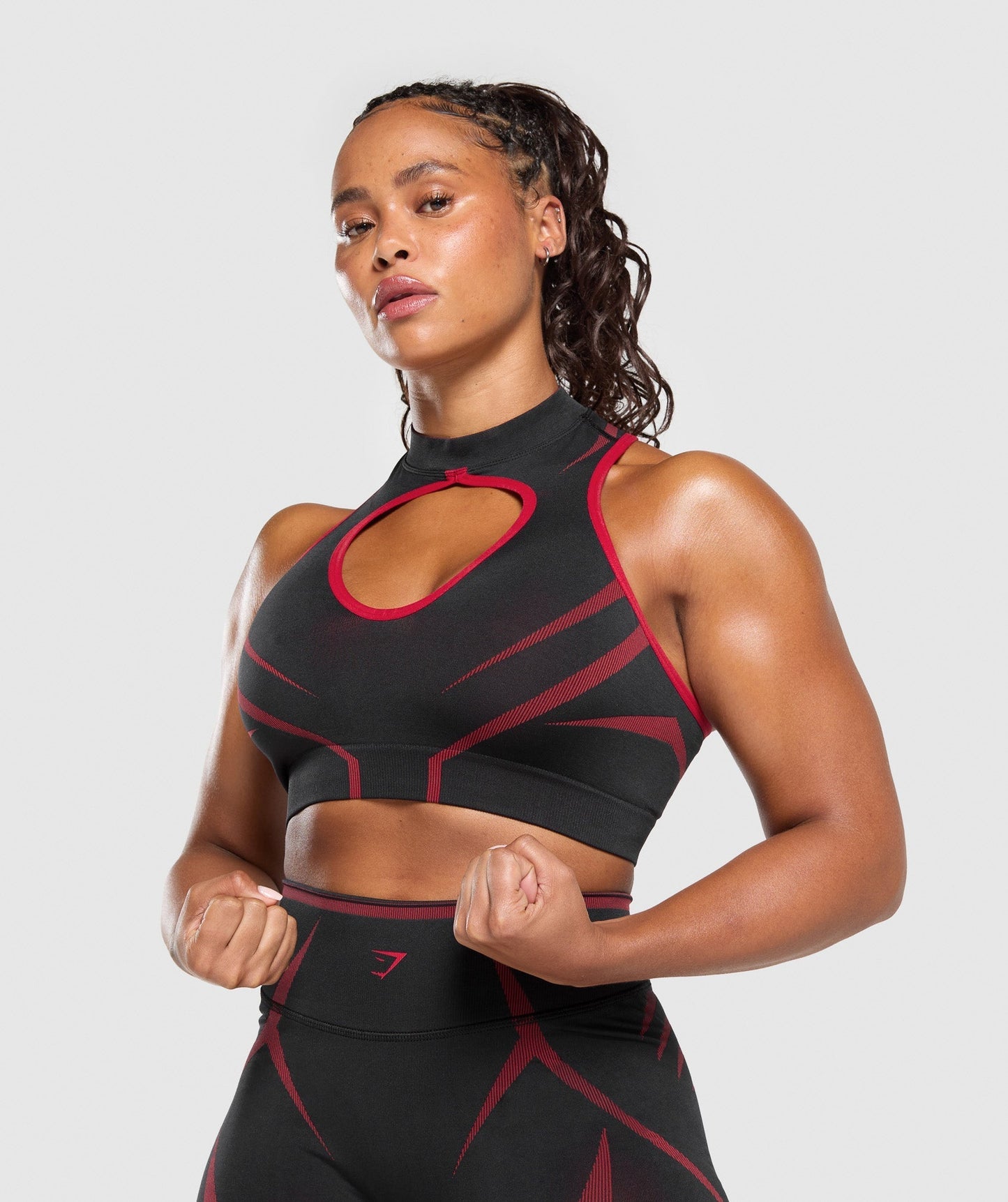Women's Gymshark Apex Lift Seamless Crop Top Black — Gymshark | Authentic India