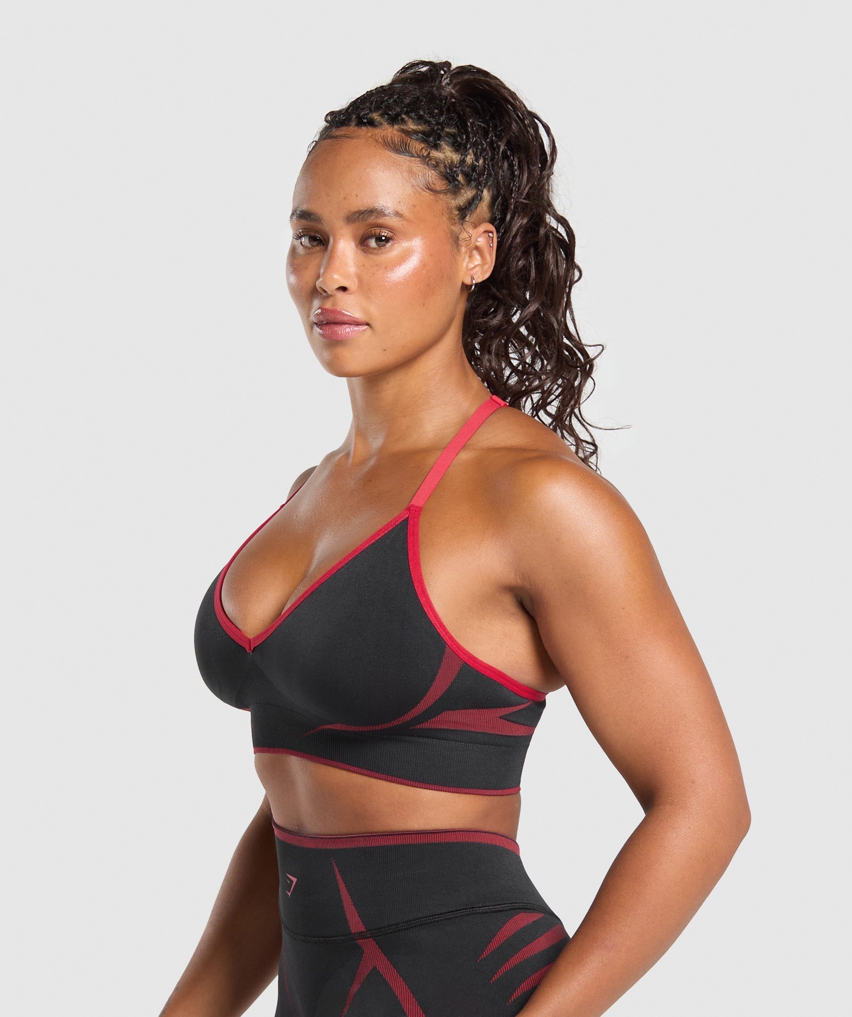 Women's Gymshark Apex Lift  Seamless Sports Bra Black — Gymshark | Authentic India