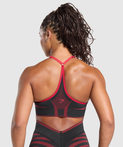 Women's Gymshark Apex Lift  Seamless Sports Bra Black — Gymshark | Authentic India