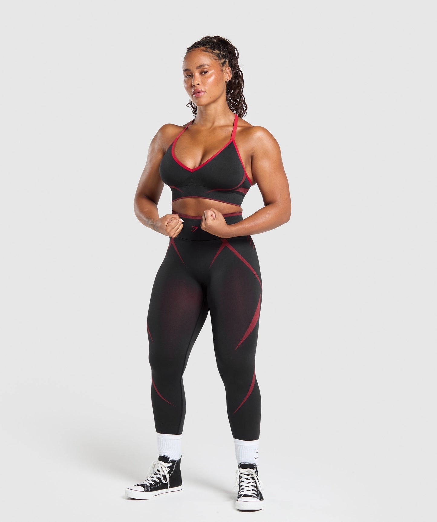 Women's Gymshark Apex Lift  Seamless Sports Bra Black — Gymshark | Authentic India