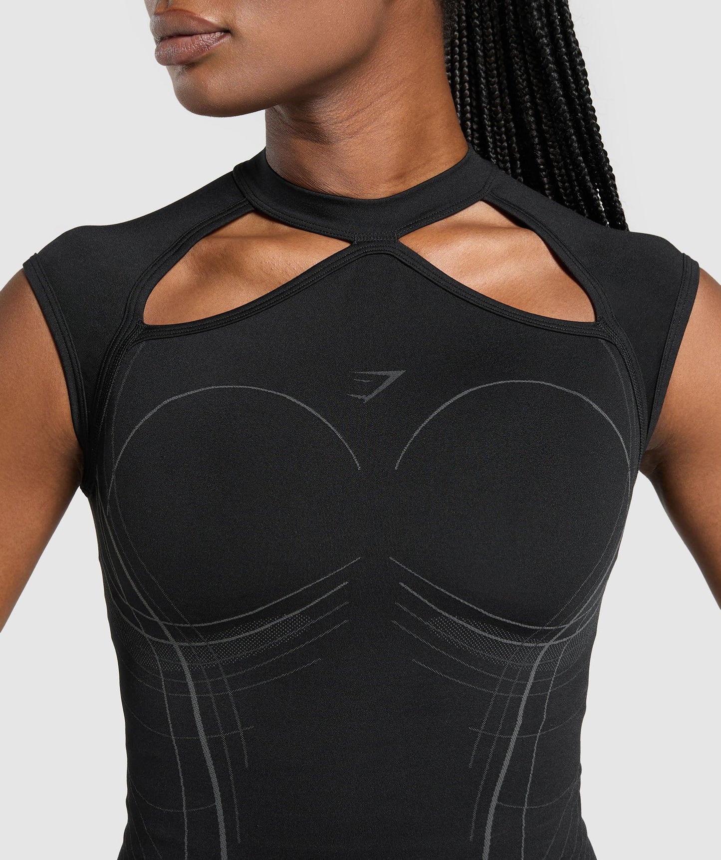 Women's Gymshark Apex Seamless Midi T-Shirt Black — Gymshark | Authentic India