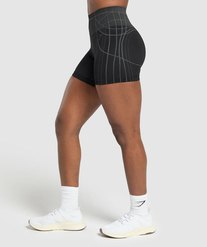 Women's Gymshark Apex Seamless Shorts Black — Gymshark | Authentic India