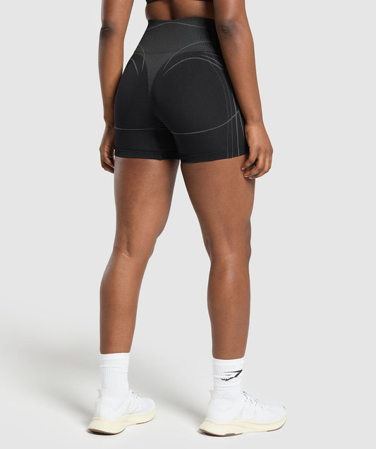 Women's Gymshark Apex Seamless Shorts Black — Gymshark | Authentic India