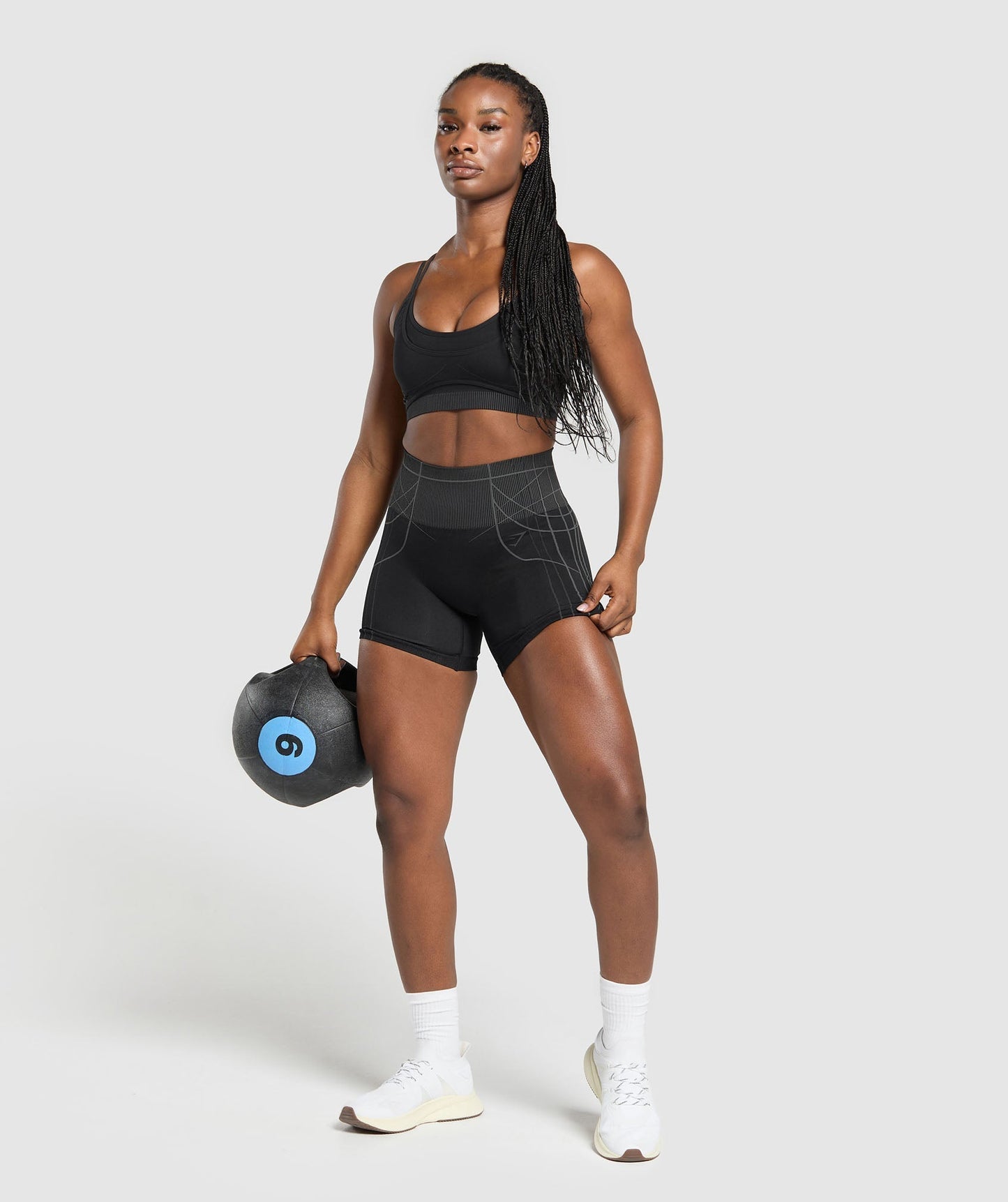Women's Gymshark Apex Seamless Shorts Black — Gymshark | Authentic India