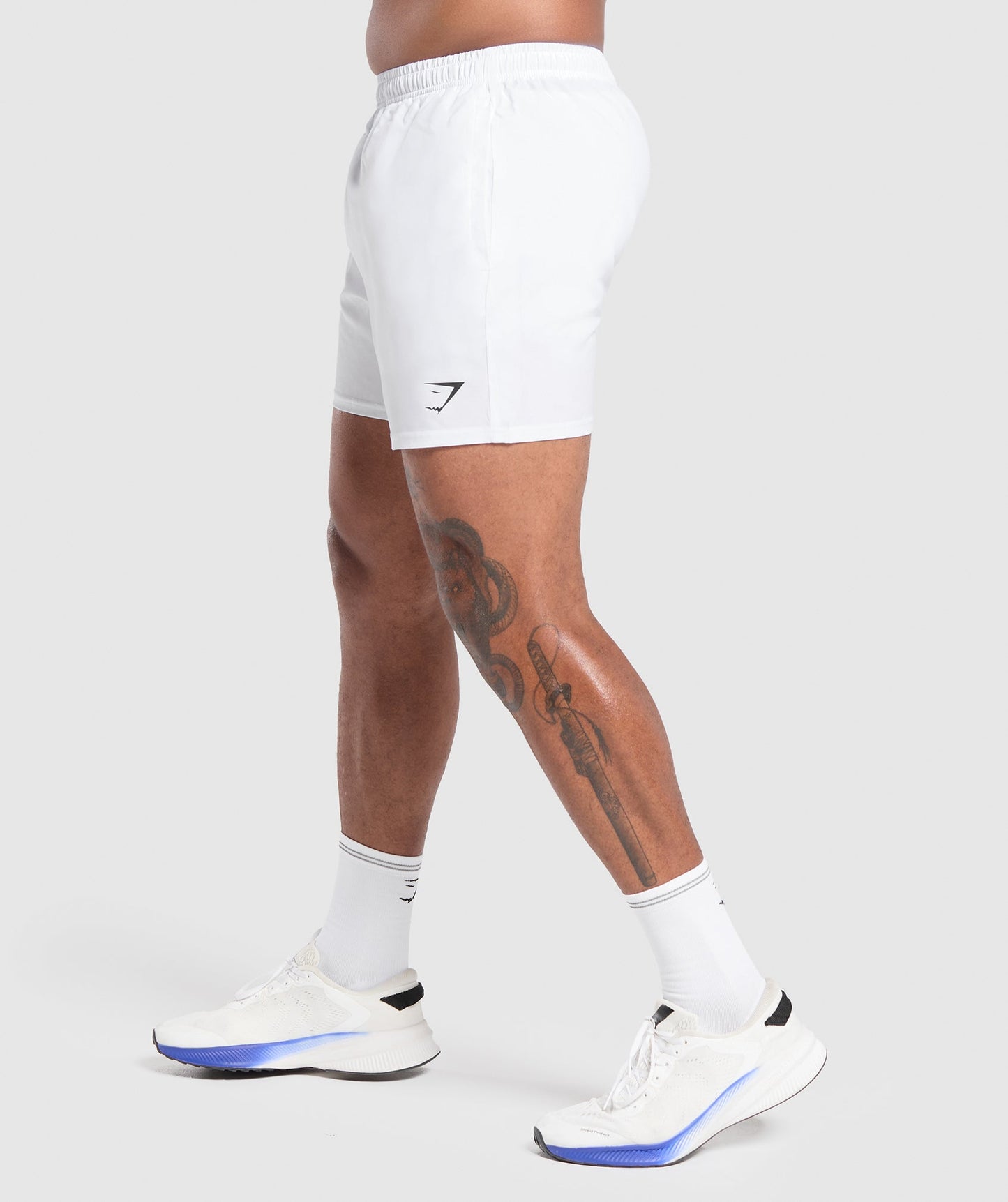 Gymshark Arrival 5" Shorts White — Gymshark | Authentic India