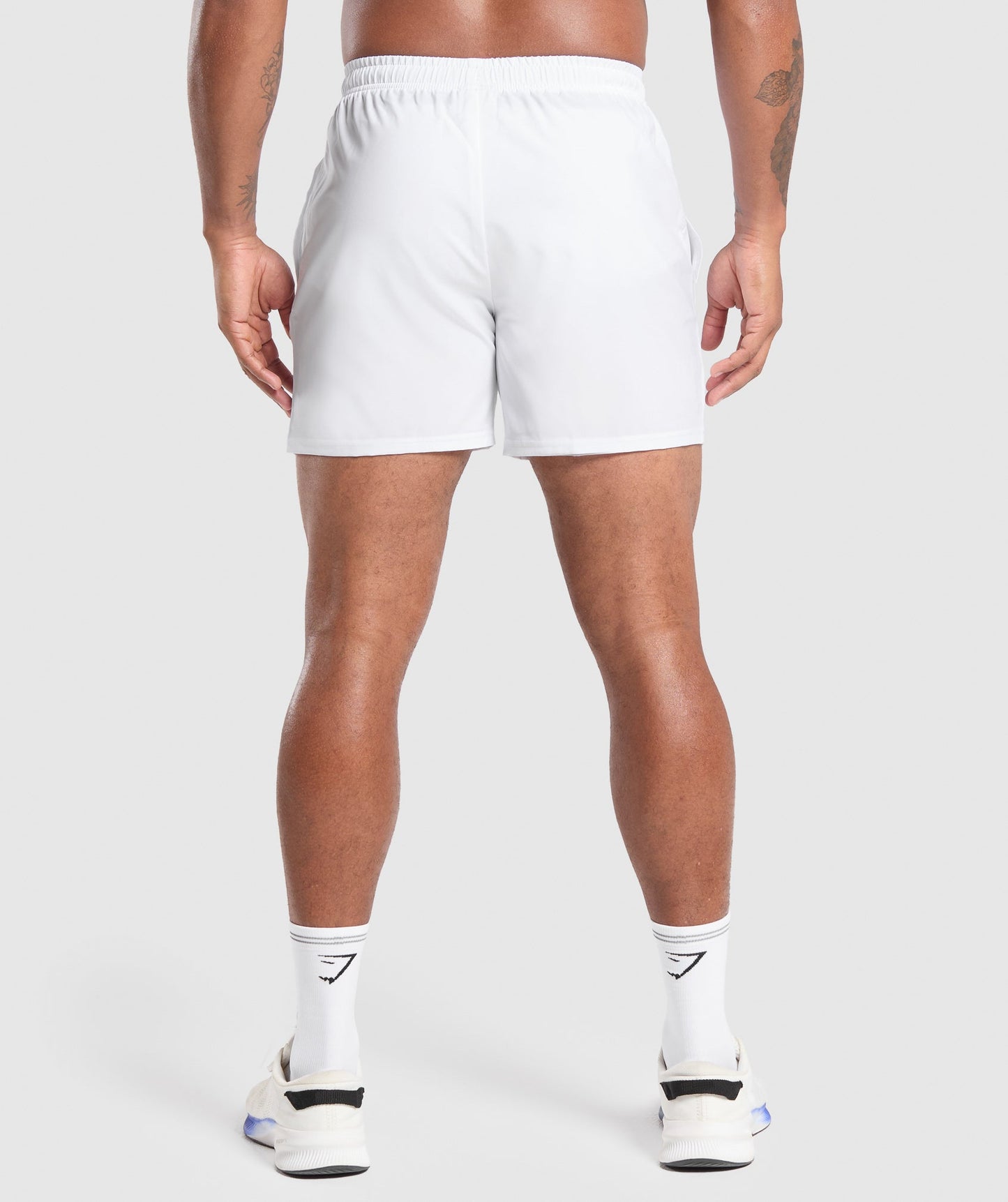 Gymshark Arrival 5" Shorts White — Gymshark | Authentic India