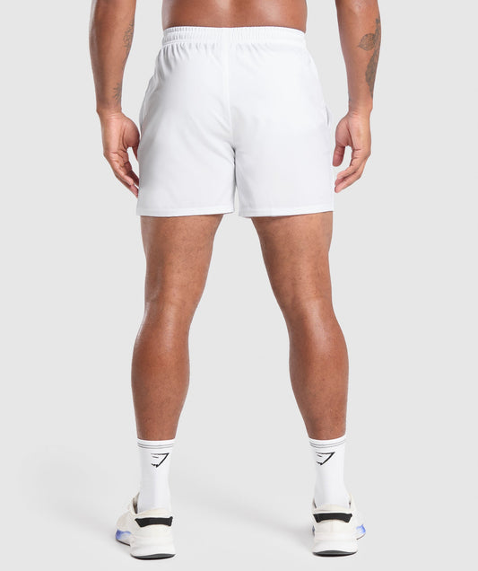 Gymshark Arrival 5" Shorts White — Gymshark | Authentic India