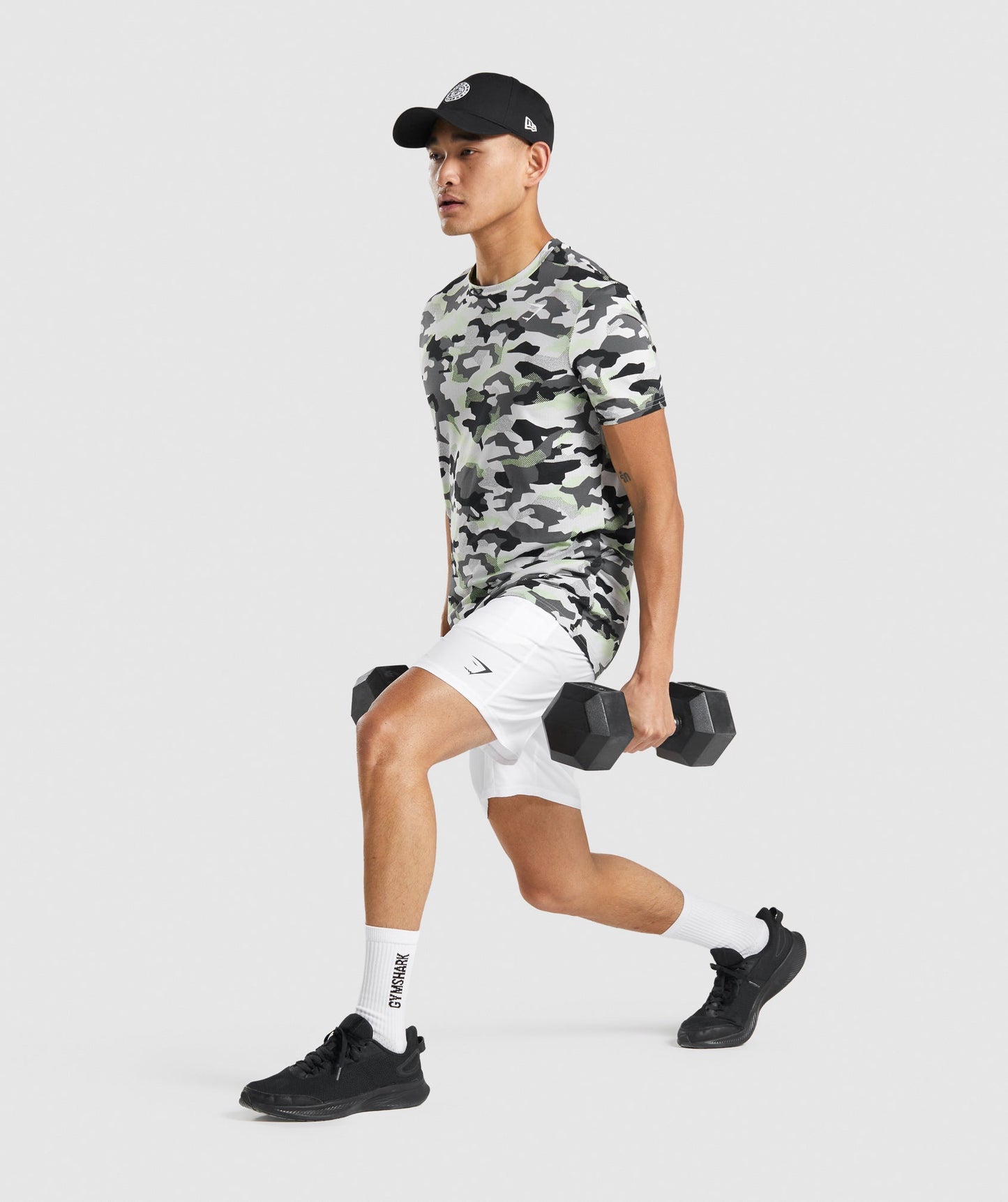Gymshark Arrival 7" Shorts White — Gymshark | Authentic India