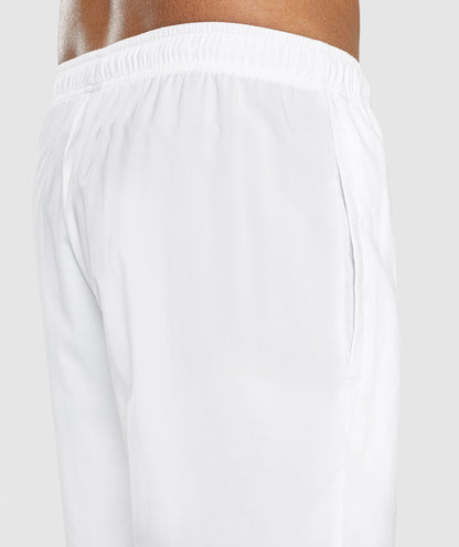 Gymshark Arrival 7" Shorts White — Gymshark | Authentic India