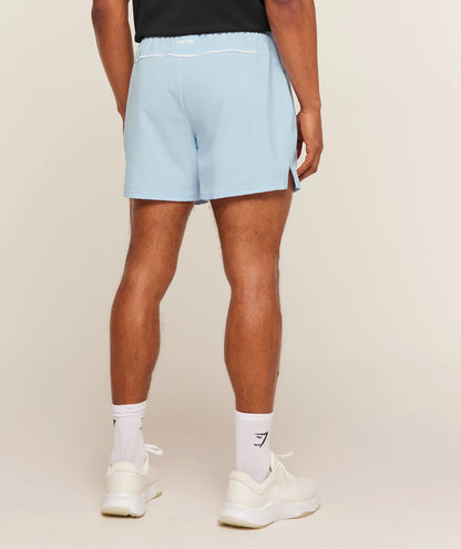 GYMSHARK Arrival Contrast Shorts Chilled Blue/White