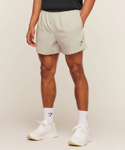 GYMSHARK Arrival Contrast Shorts Pebble Grey/Onyx Grey