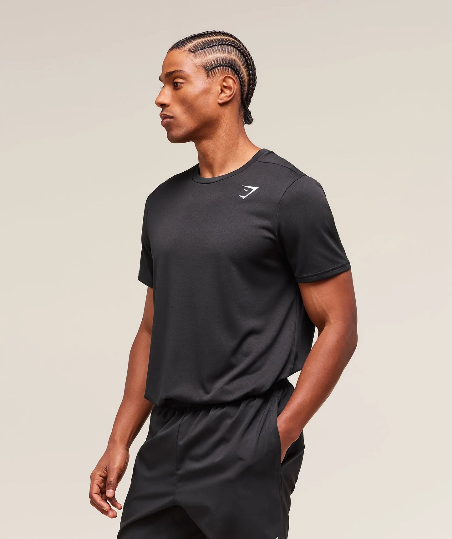 GYMSHARK Arrival Regular Fit T-Shirt Black — Gymshark | Authentic India